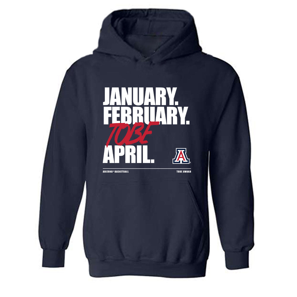 Arizona - NCAA Men's Basketball : Tobe Awaka - Tobe Madness Hooded Sweatshirt-0