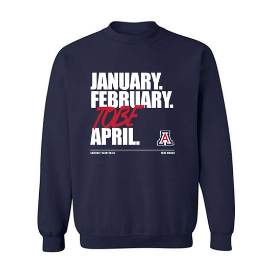 Arizona - NCAA Men's Basketball : Tobe Awaka - Tobe Madness Crewneck Sweatshirt-0