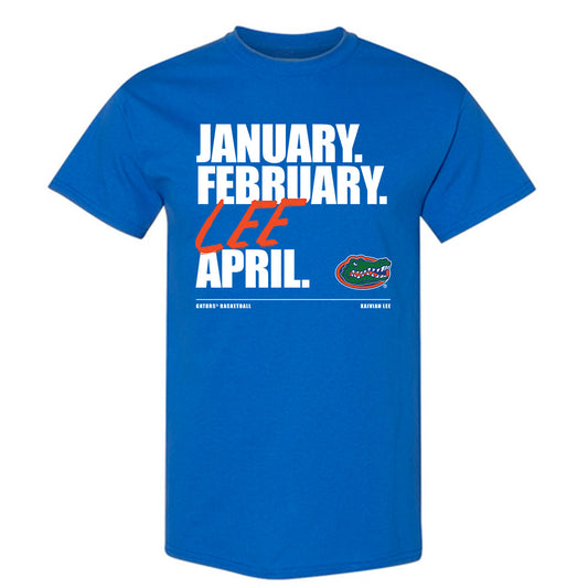 Florida - NCAA Men's Basketball : Xaivian Lee - Lee Madness T-Shirt-0