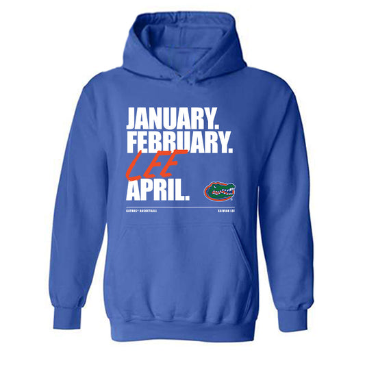 Florida - NCAA Men's Basketball : Xaivian Lee - Lee Madness Hooded Sweatshirt-0