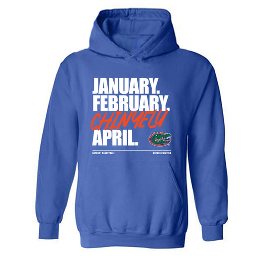 Florida - NCAA Men's Basketball : Rueben Chinyelu - Chinyelu Madness Hooded Sweatshirt-0
