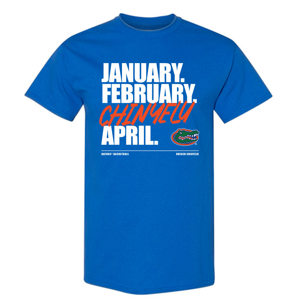 Florida - NCAA Men's Basketball : Rueben Chinyelu - Chinyelu Madness T-Shirt-0