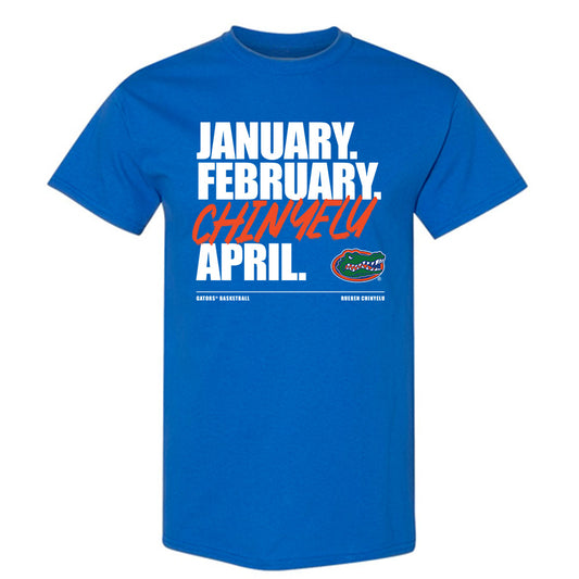 Florida - NCAA Men's Basketball : Rueben Chinyelu - Chinyelu Madness T-Shirt-0