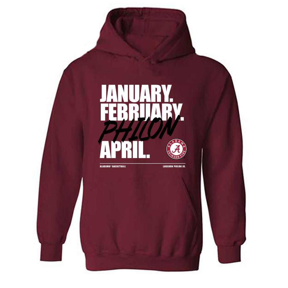 Alabama - NCAA Men's Basketball : Labaron Philon Jr. - Philon Madness Hooded Sweatshirt-0