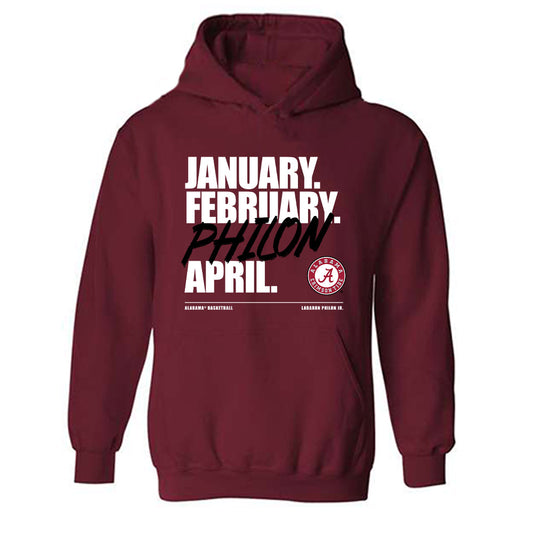 Alabama - NCAA Men's Basketball : Labaron Philon Jr. - Philon Madness Hooded Sweatshirt-0