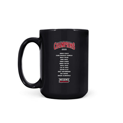 Miami of Ohio - NCAA Women's Basketball : MAC Champions Coffee Mug-1