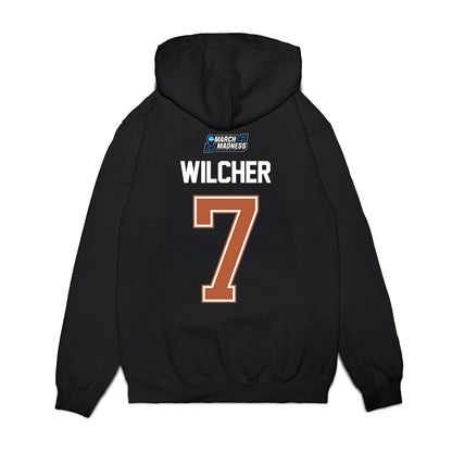 Texas - NCAA Men's Basketball : Simeon Wilcher - NCAA® March Madness® 2026 Premium Hooded Sweatshirt-1