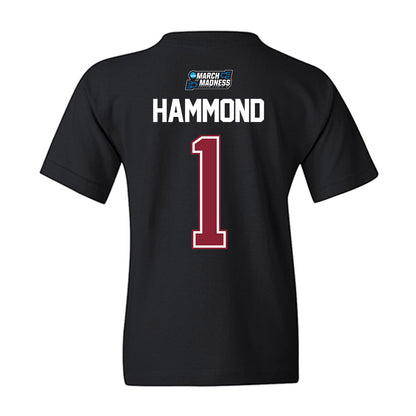 SCU - NCAA Men's Basketball : Christian Hammond - NCAA® March Madness® 2026 Youth T-Shirt-1