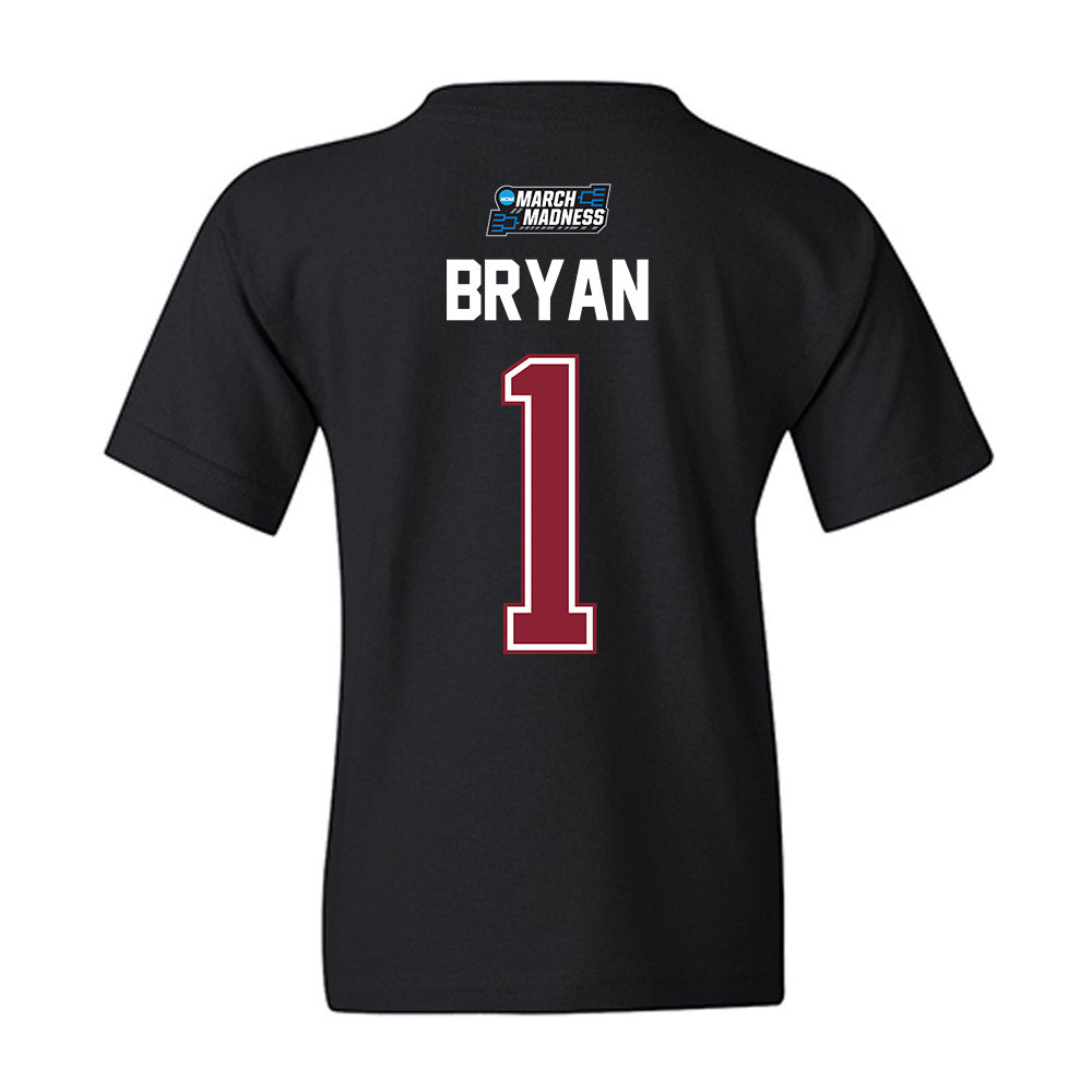 SCU - NCAA Men's Basketball : tyeree bryan - NCAA® March Madness® 2026 Youth T-Shirt-1