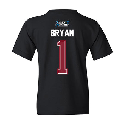 SCU - NCAA Men's Basketball : tyeree bryan - NCAA® March Madness® 2026 Youth T-Shirt-1