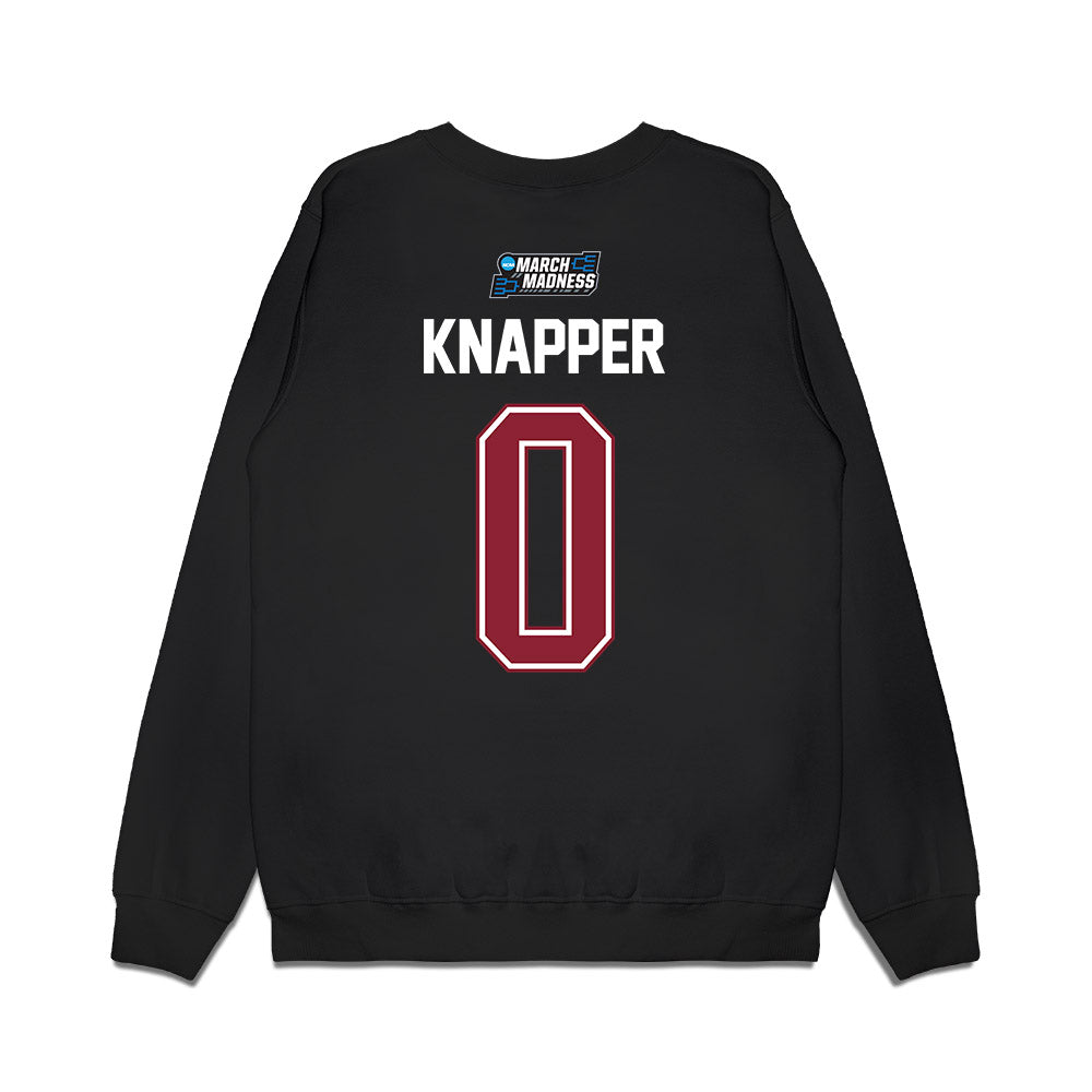 SCU - NCAA Men's Basketball : Brenton Knapper - NCAA® March Madness® 2026 Premium Crewneck Sweatshirt-1