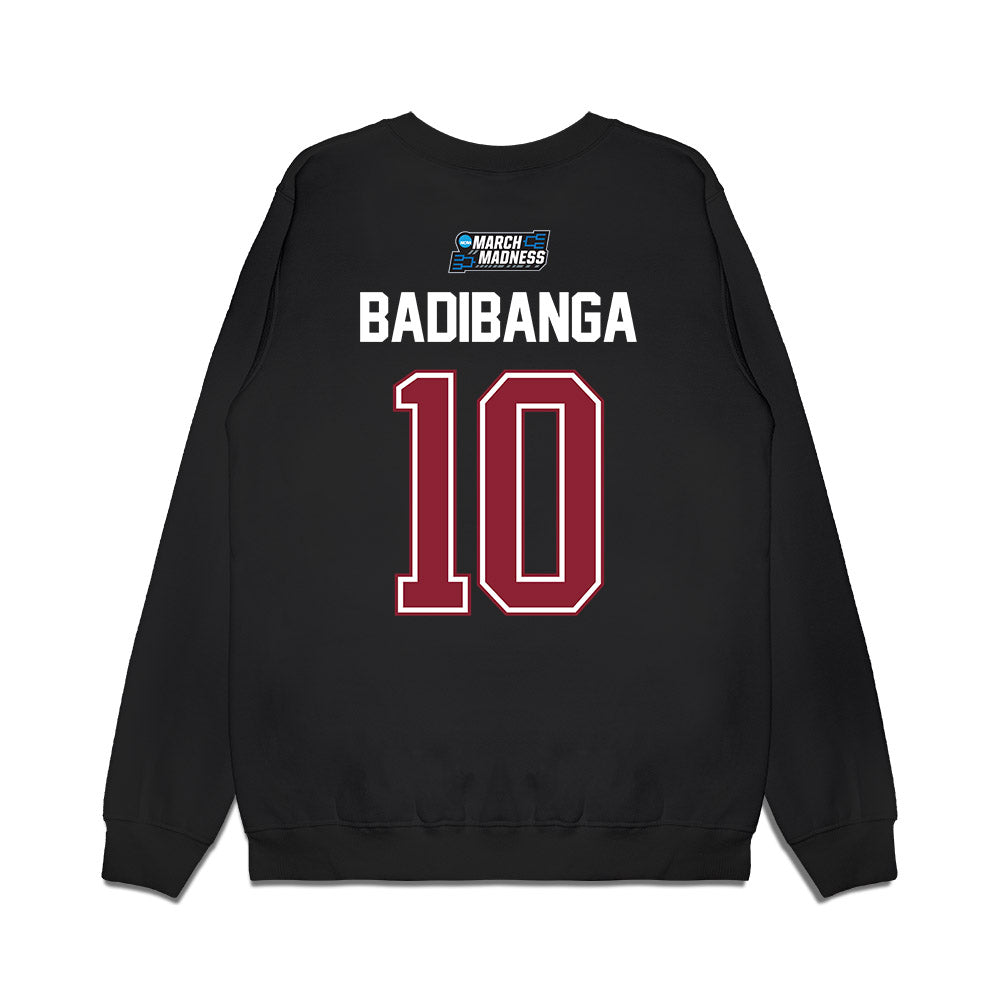 SCU - NCAA Men's Basketball : Noah Badibanga - NCAA® March Madness® 2026 Premium Crewneck Sweatshirt-1