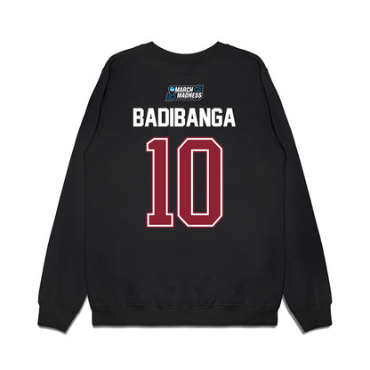 SCU - NCAA Men's Basketball : Noah Badibanga - NCAA® March Madness® 2026 Premium Crewneck Sweatshirt-1