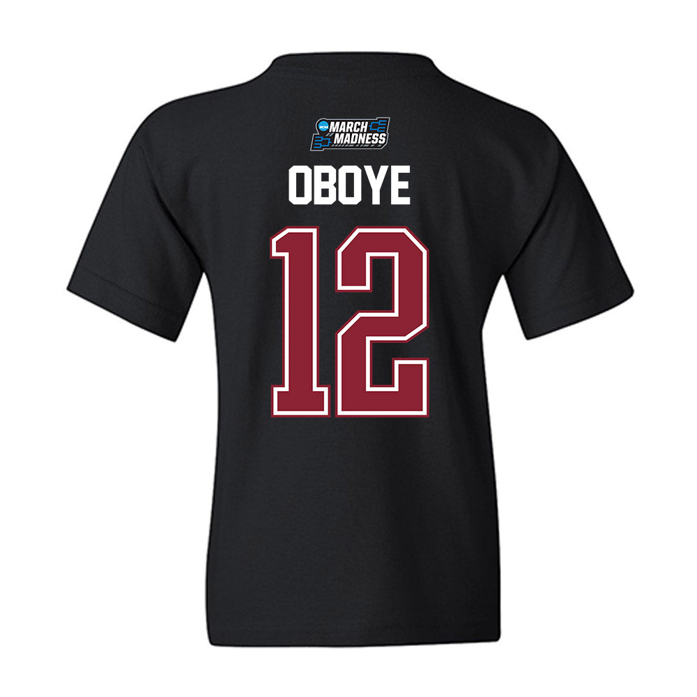 SCU - NCAA Men's Basketball : Bukky Oboye - NCAA® March Madness® 2026 Youth T-Shirt-1
