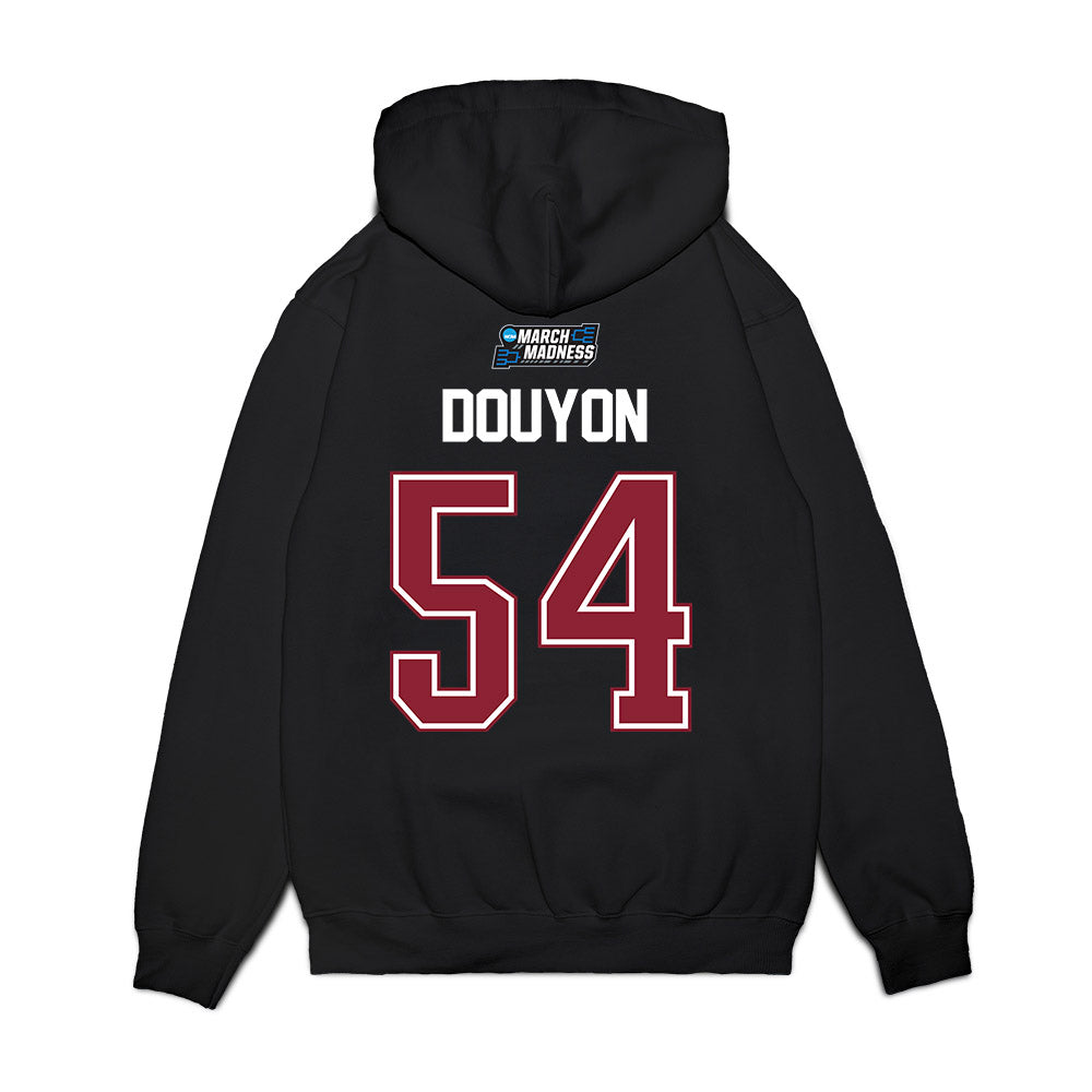 SCU - NCAA Men's Basketball : Malachi Douyon - NCAA® March Madness® 2026 Premium Hooded Sweatshirt-1