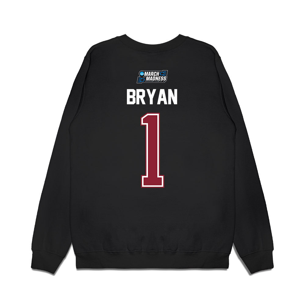 SCU - NCAA Men's Basketball : tyeree bryan - NCAA® March Madness® 2026 Premium Crewneck Sweatshirt-1