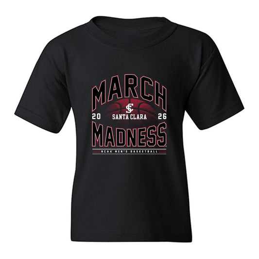 SCU - NCAA Men's Basketball : Francis Chukwudebelu - NCAA® March Madness® 2026 Youth T-Shirt-0