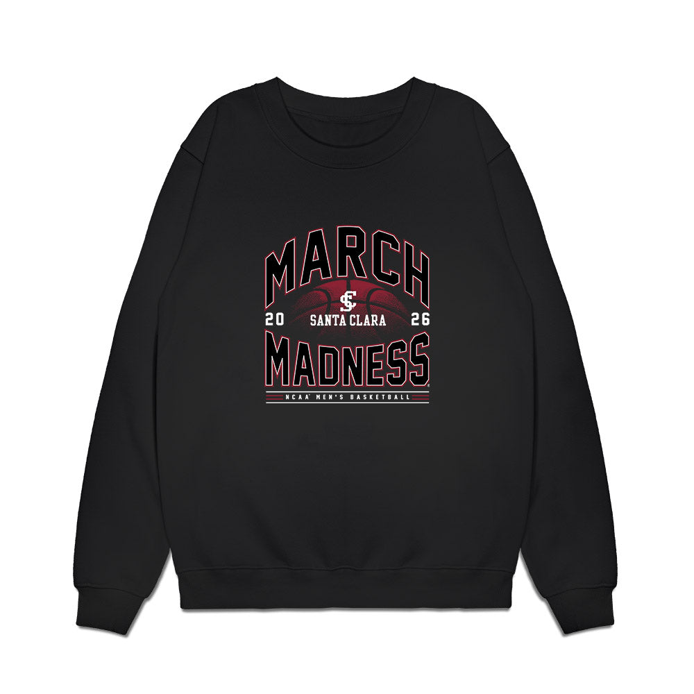 SCU - NCAA Men's Basketball : KJ Cochran - NCAA® March Madness® 2026 Premium Crewneck Sweatshirt-0