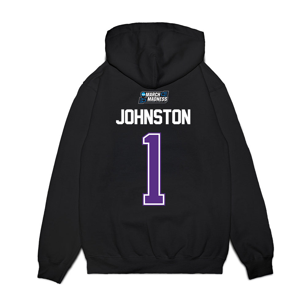Furman - NCAA Men's Basketball : Charles Johnston - NCAA® March Madness® 2026 Premium Hooded Sweatshirt-1