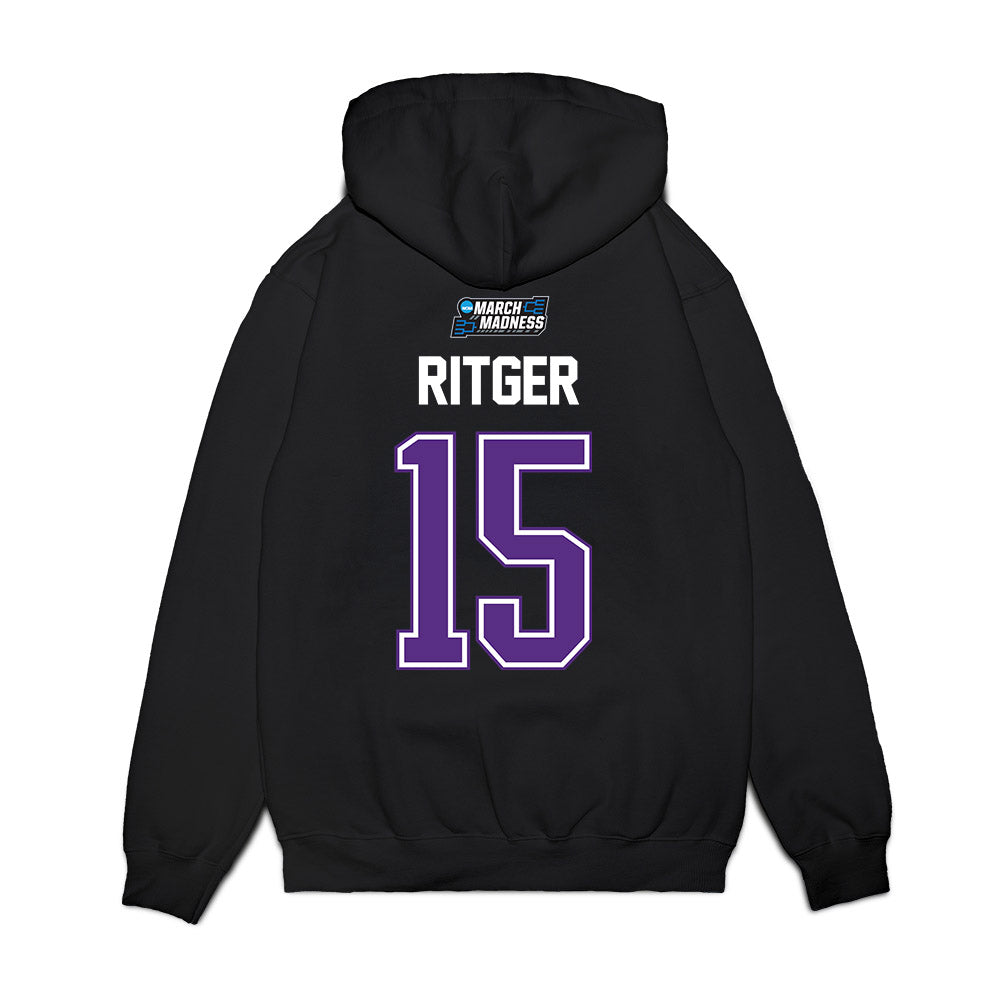 Furman - NCAA Men's Basketball : Owen Ritger - NCAA® March Madness® 2026 Premium Hooded Sweatshirt-1