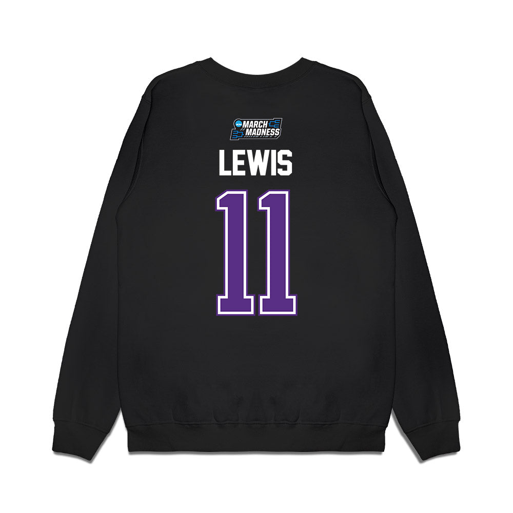 Furman - NCAA Men's Basketball : Gunnar Lewis - NCAA® March Madness® 2026 Premium Crewneck Sweatshirt-1
