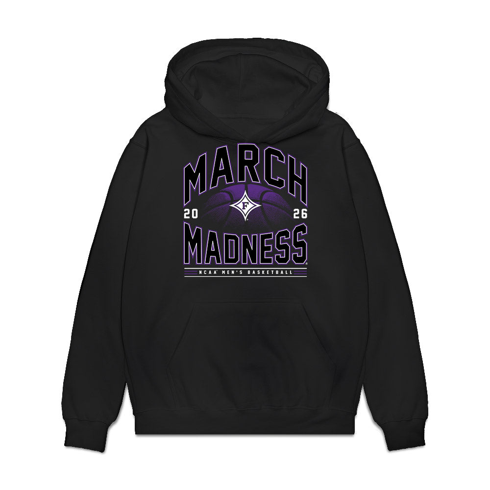 Furman - NCAA Men's Basketball : Davis Molnar - NCAA® March Madness® 2026 Premium Hooded Sweatshirt-0