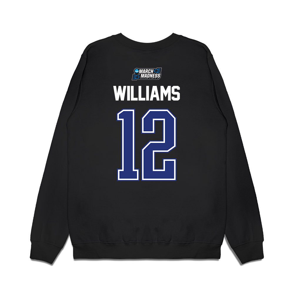 TN State - NCAA Men's Basketball : Carlous Williams - NCAA® March Madness® 2026 Premium Crewneck Sweatshirt-1