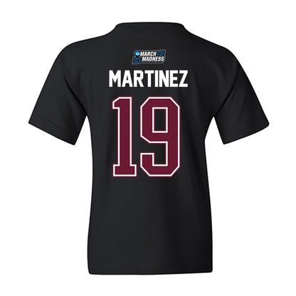 Texas A&M - NCAA Men's Basketball : Eemil Martinez - NCAA® March Madness® 2026 Youth T-Shirt-1