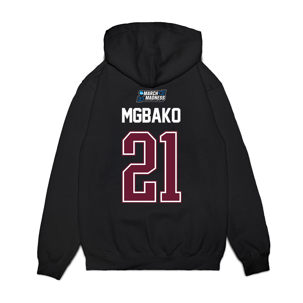 Texas A&M - NCAA Men's Basketball : Mackenzie Mgbako - NCAA® March Madness® 2026 Premium Hooded Sweatshirt-1
