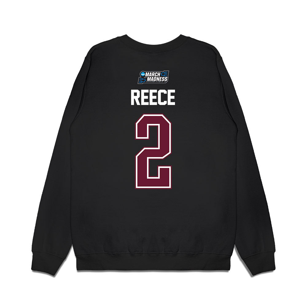 Texas A&M - NCAA Men's Basketball : Jalen Reece - NCAA® March Madness® 2026 Premium Crewneck Sweatshirt-1