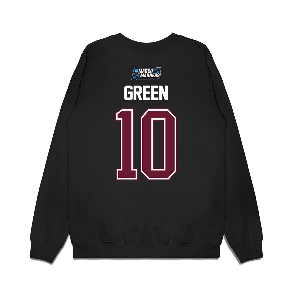 Texas A&M - NCAA Men's Basketball : Jeremiah Green - NCAA® March Madness® 2026 Premium Crewneck Sweatshirt-1