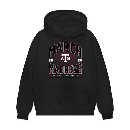 Texas A&M - NCAA Men's Basketball : Jordan Pope - NCAA® March Madness® 2026 Premium Hooded Sweatshirt-0