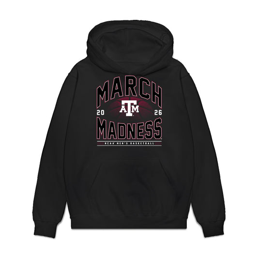 Texas A&M - NCAA Men's Basketball : Josh Holloway - NCAA® March Madness® 2026 Premium Hooded Sweatshirt-0