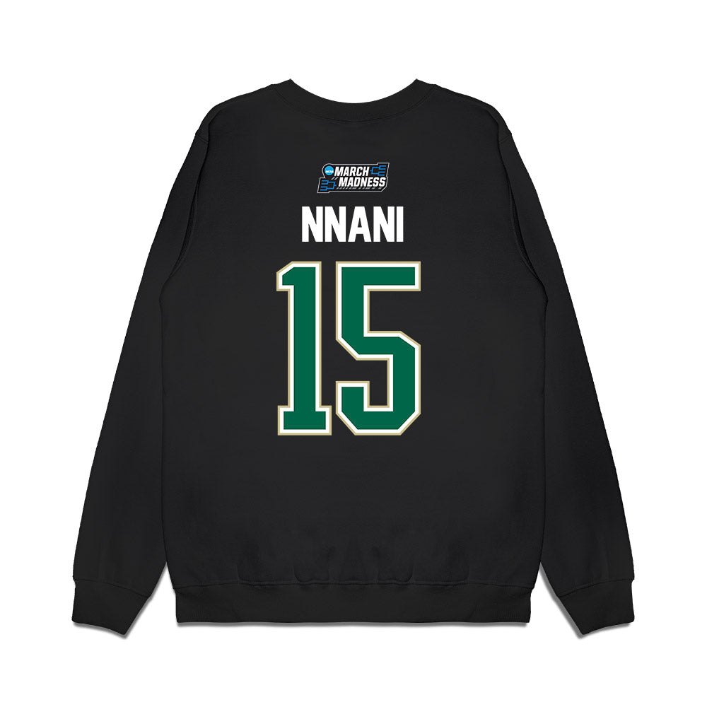 USF - NCAA Men's Basketball : Onyx Nnani - NCAA® March Madness® 2026 Premium Crewneck Sweatshirt-1