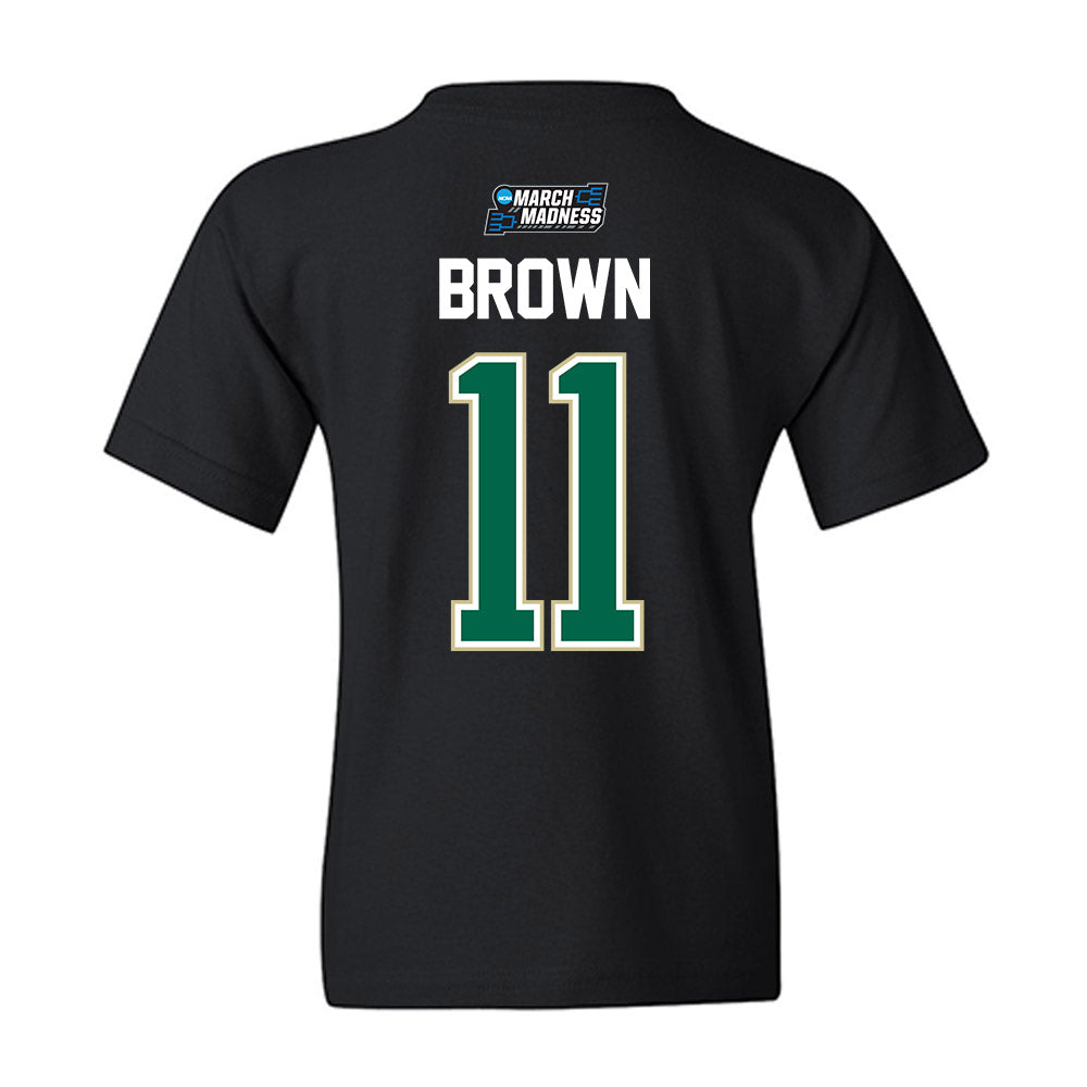 USF - NCAA Men's Basketball : CJ Brown - NCAA® March Madness® 2026 Youth T-Shirt-1