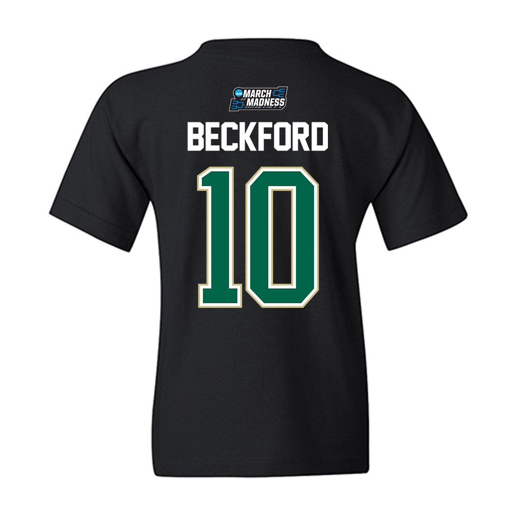 USF - NCAA Men's Basketball : Tristan Beckford - NCAA® March Madness® 2026 Youth T-Shirt-1