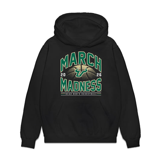 USF - NCAA Men's Basketball : Xavier Brown - NCAA® March Madness® 2026 Premium Hooded Sweatshirt-0