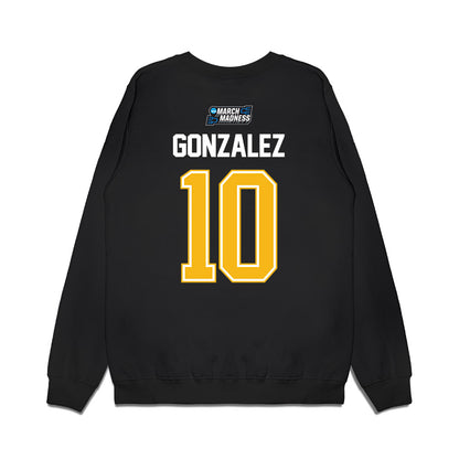 Idaho - NCAA Men's Basketball : Kristian Gonzalez - NCAA® March Madness® 2026 Premium Crewneck Sweatshirt-1