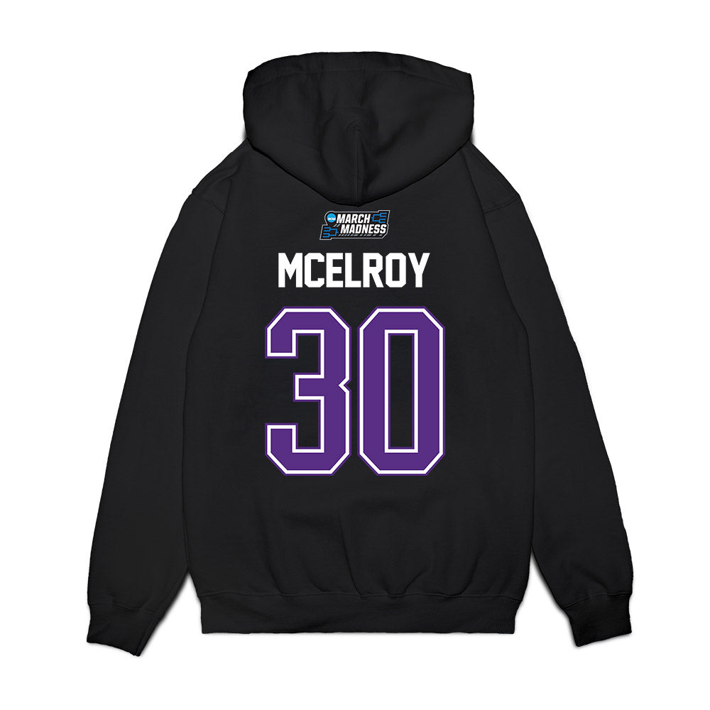 TCU - NCAA Men's Basketball : Drew McElroy - NCAA® March Madness® 2026 Premium Hooded Sweatshirt-1