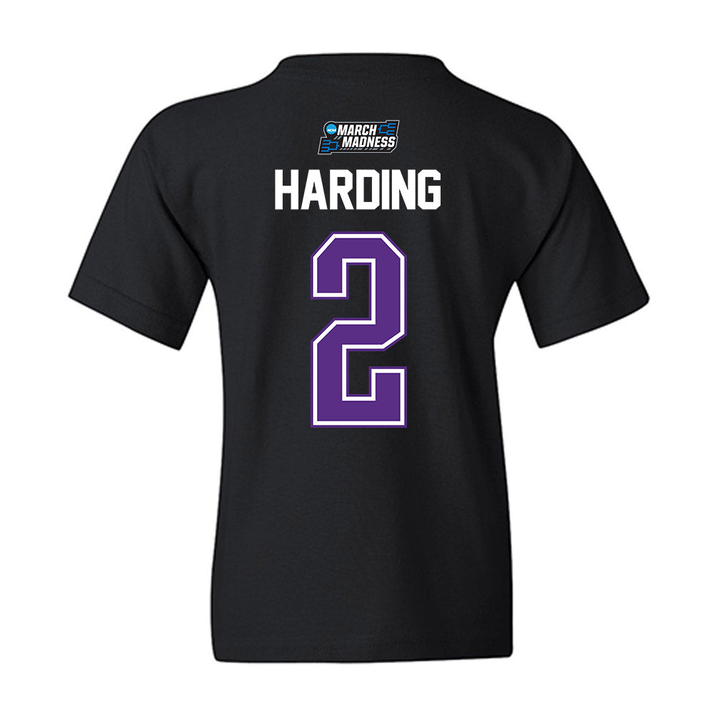 TCU - NCAA Men's Basketball : Brock Harding - NCAA® March Madness® 2026 Youth T-Shirt-1