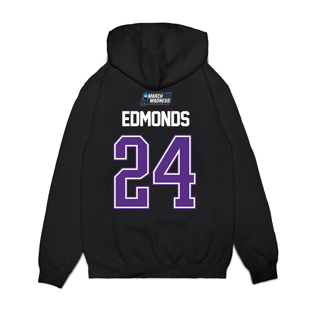 TCU - NCAA Men's Basketball : Xavier Edmonds - NCAA® March Madness® 2026 Premium Hooded Sweatshirt-1