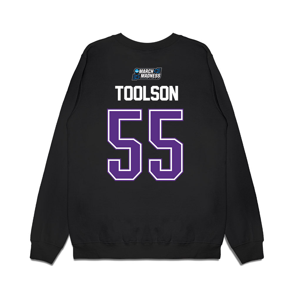 TCU - NCAA Men's Basketball : Tanner Toolson - NCAA® March Madness® 2026 Premium Crewneck Sweatshirt-1