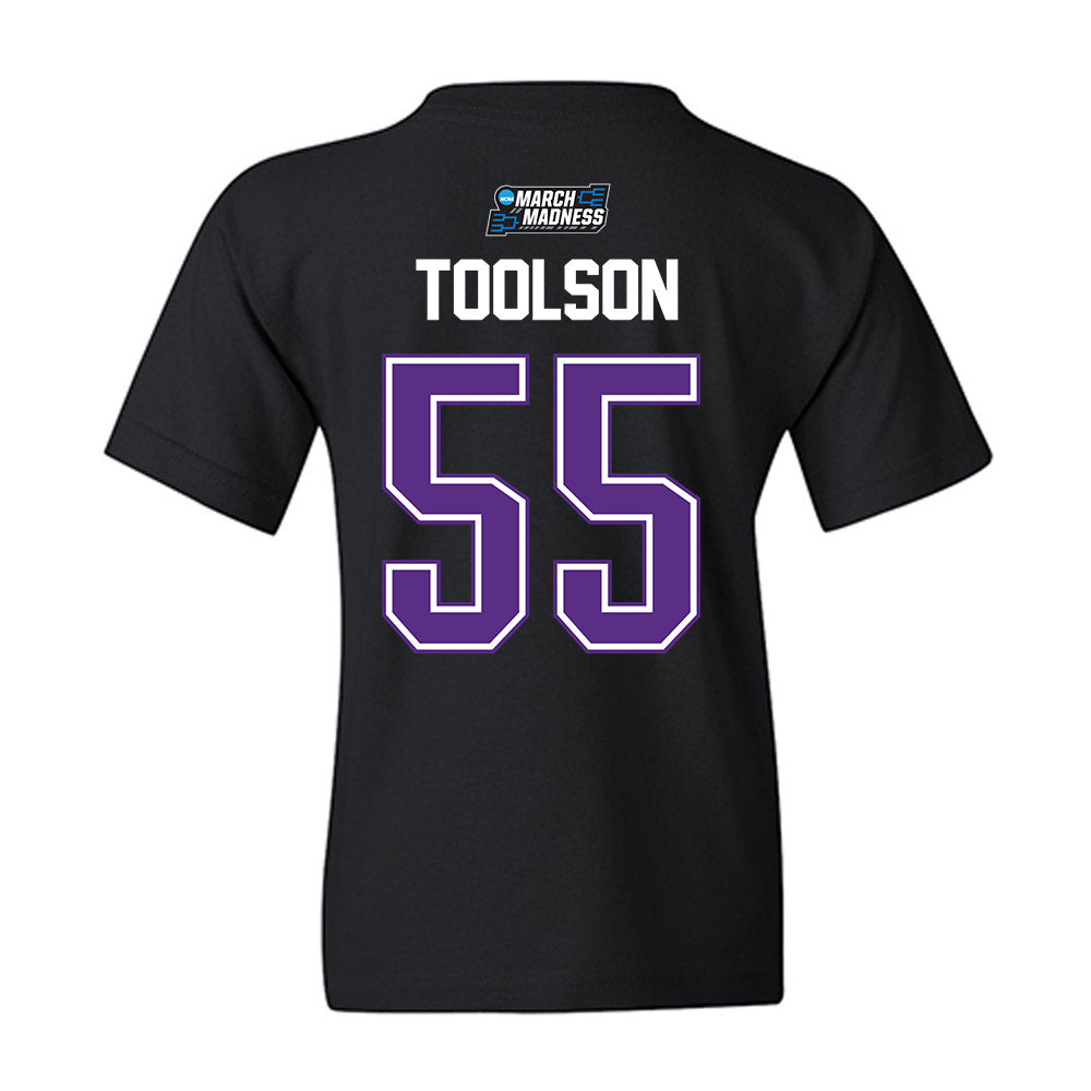 TCU - NCAA Men's Basketball : Tanner Toolson - NCAA® March Madness® 2026 Youth T-Shirt-1
