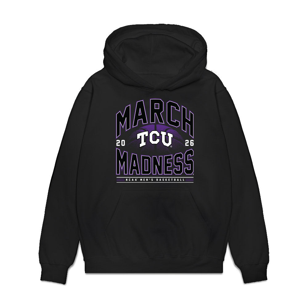 TCU - NCAA Men's Basketball : Tanner Toolson - NCAA® March Madness® 2026 Premium Hooded Sweatshirt-0