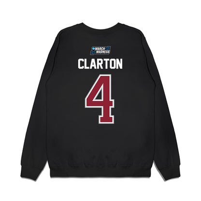 Troy - NCAA Men's Basketball : Emmanuel Clarton - NCAA® March Madness® 2026 Premium Crewneck Sweatshirt-1
