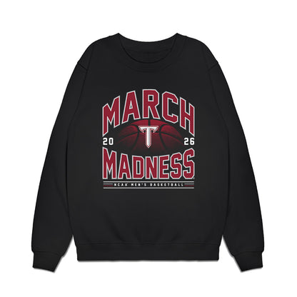 Troy - NCAA Men's Basketball : Victor Valdes - NCAA® March Madness® 2026 Premium Crewneck Sweatshirt-0