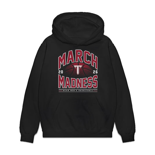 Troy - NCAA Men's Basketball : Austin Cross - NCAA® March Madness® 2026 Premium Hooded Sweatshirt-0