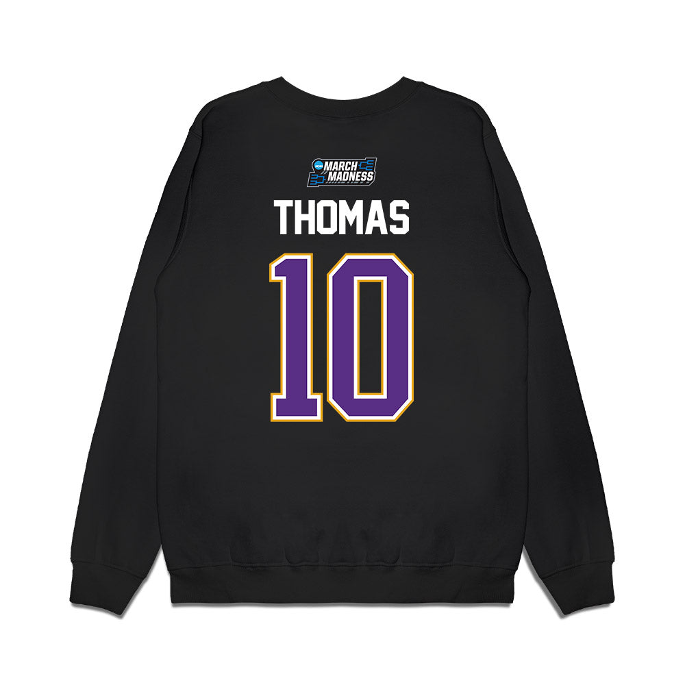 undefined - NCAA Men's Basketball : Jannoy Thomas - NCAA® March Madness® 2026 Premium Crewneck Sweatshirt-1
