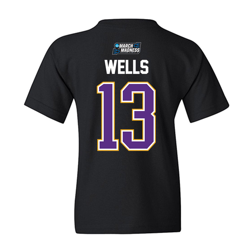 undefined - NCAA Men's Basketball : Cory Wells - NCAA® March Madness® 2026 Youth T-Shirt-1