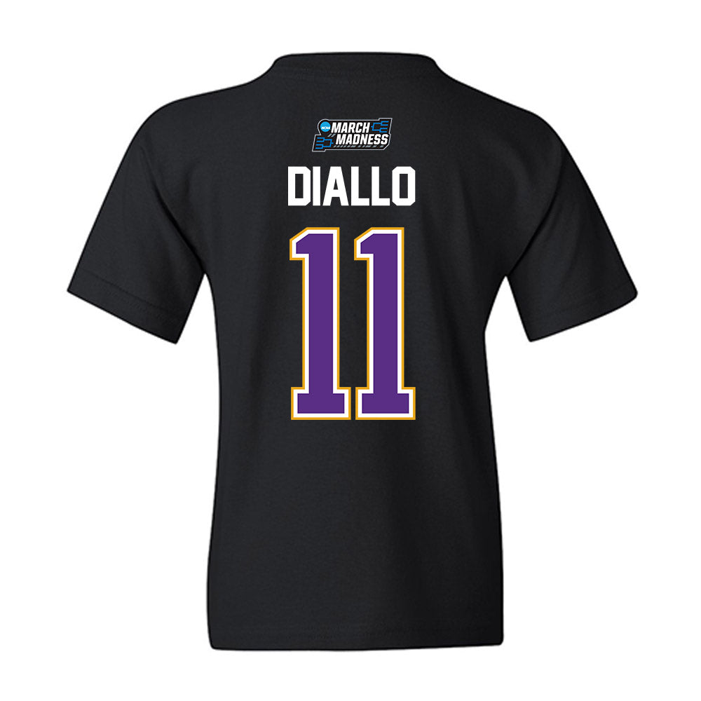 undefined - NCAA Men's Basketball : Hassane Diallo - NCAA® March Madness® 2026 Youth T-Shirt-1